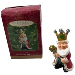 Hallmark Keepsake Ornament King Dad 2000 Christmas Decoration By Robert Chad